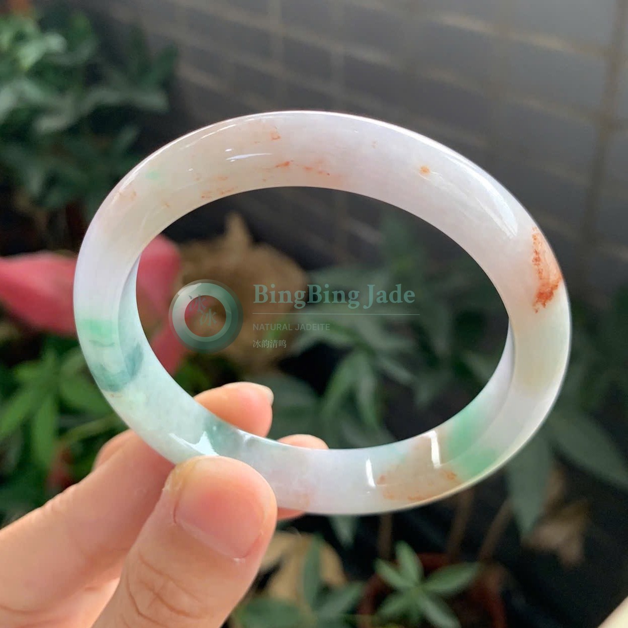 Lavender Mist with Emerald Drift and Russet Kiss Bangle 55mm