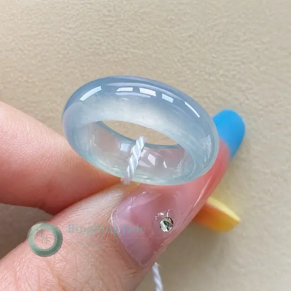 Icy Lavender Jelly Ring 14.5–15mm (US 3.75 - 4)