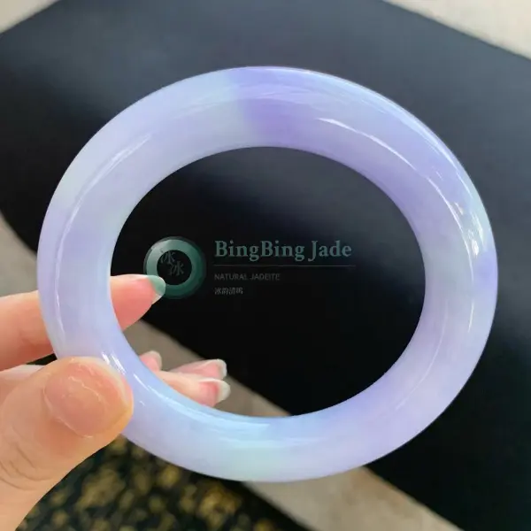 Lavender Jelly Glow Round Bangle 56mm