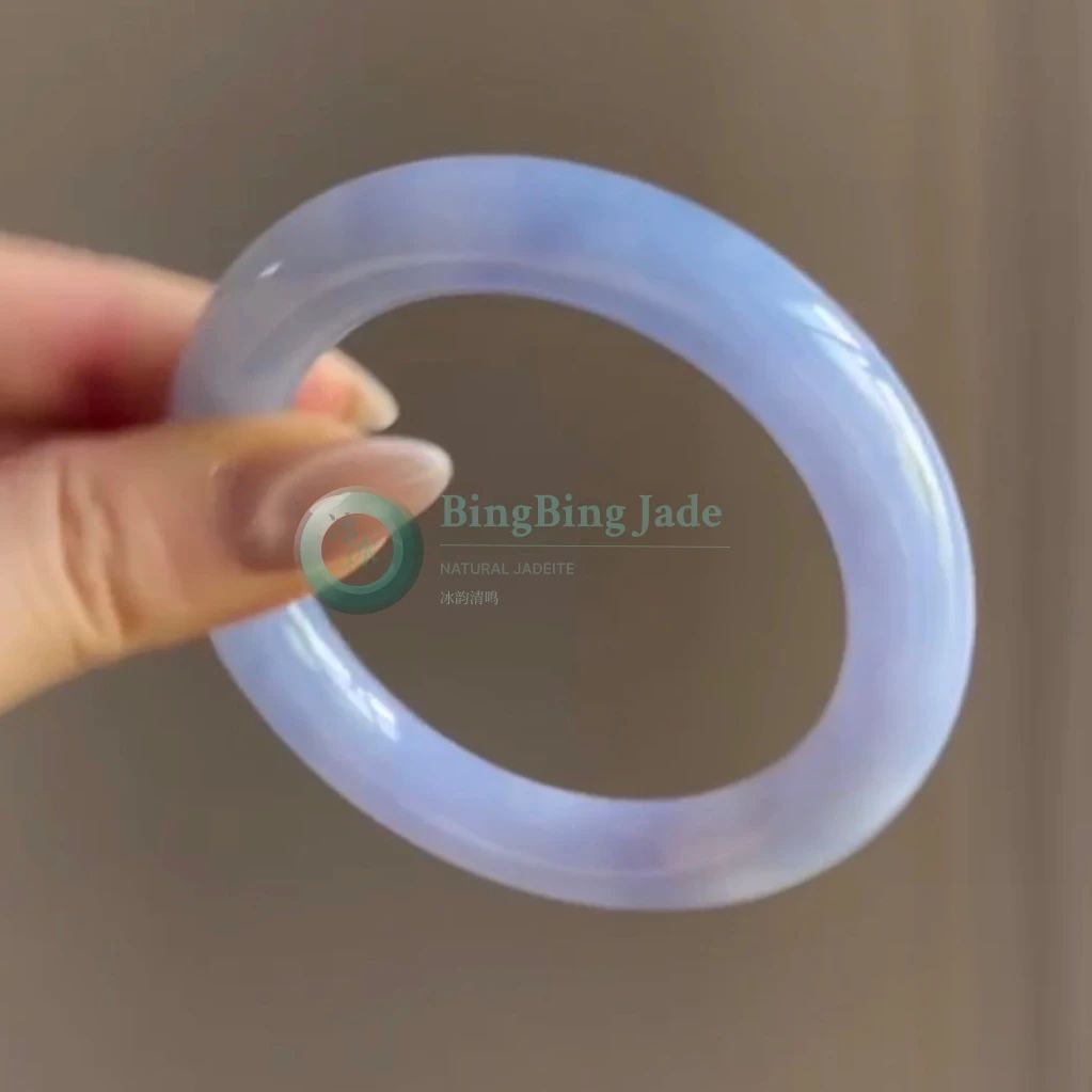 Lavender Jelly Glow Round Bangle 53mm