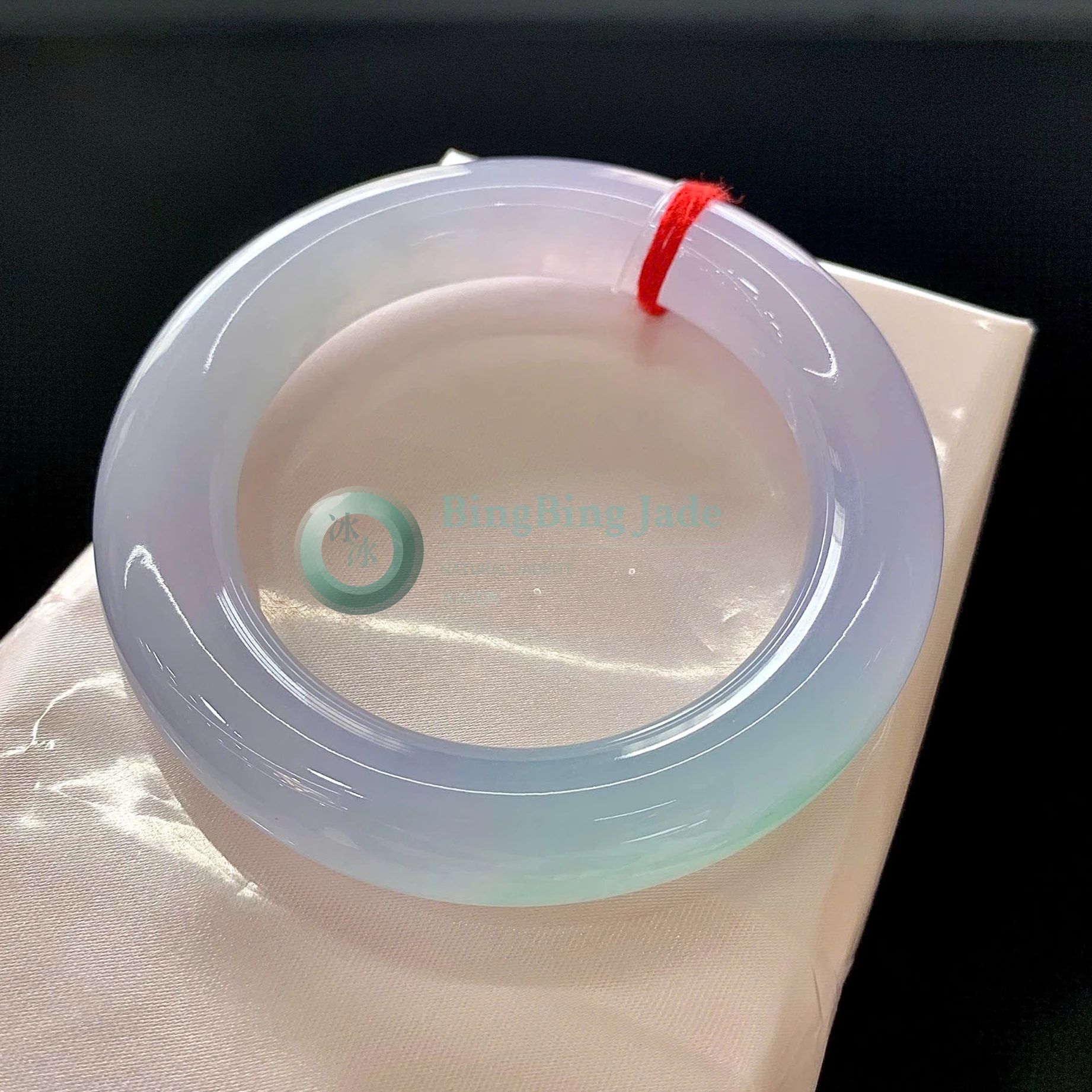 Lavender Jelly Glow Round Bangle 56mm