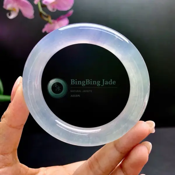 Icy Lavender Mist Round Bangle 57mm