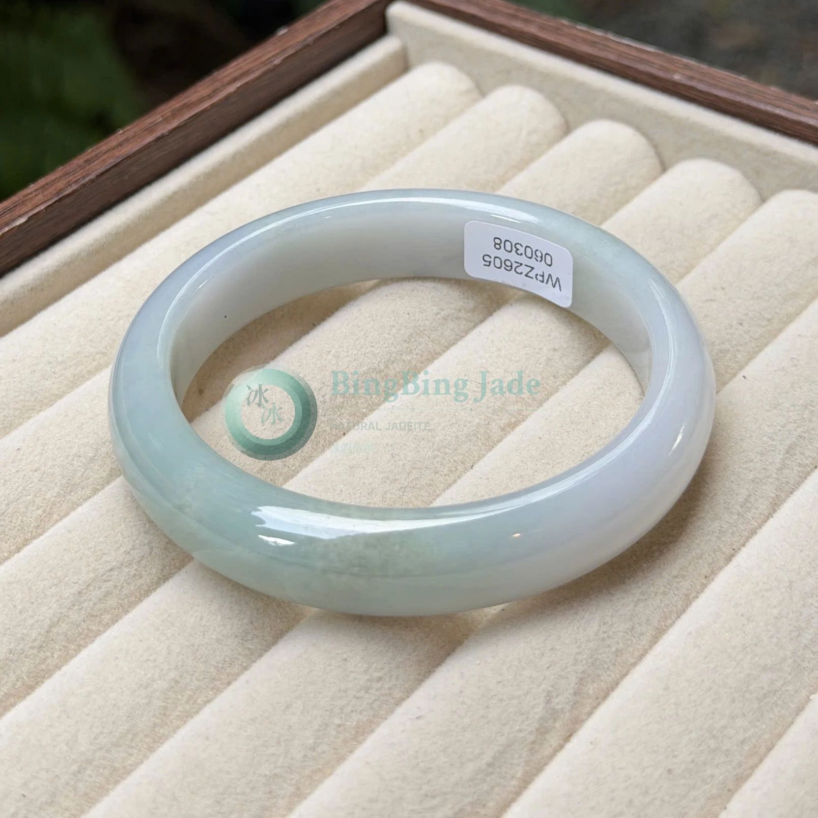 Shifting Blue-Green with Turmeric Glow Bangle 56.7mm