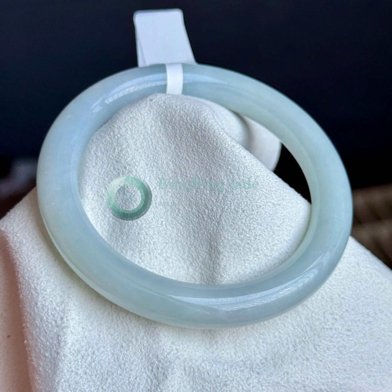 Pale Light Blue Jelly Round Bangle 53.6mm
