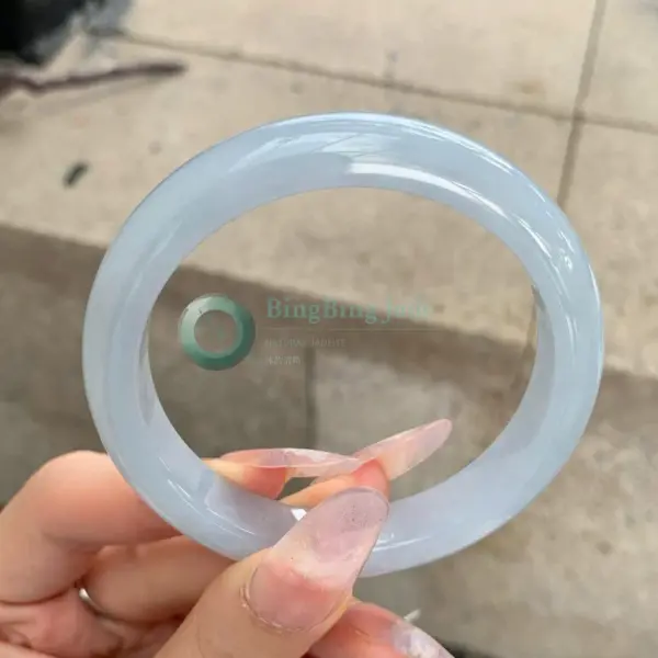 Jelly Blue-Grey Stillwater Bangle 55mm