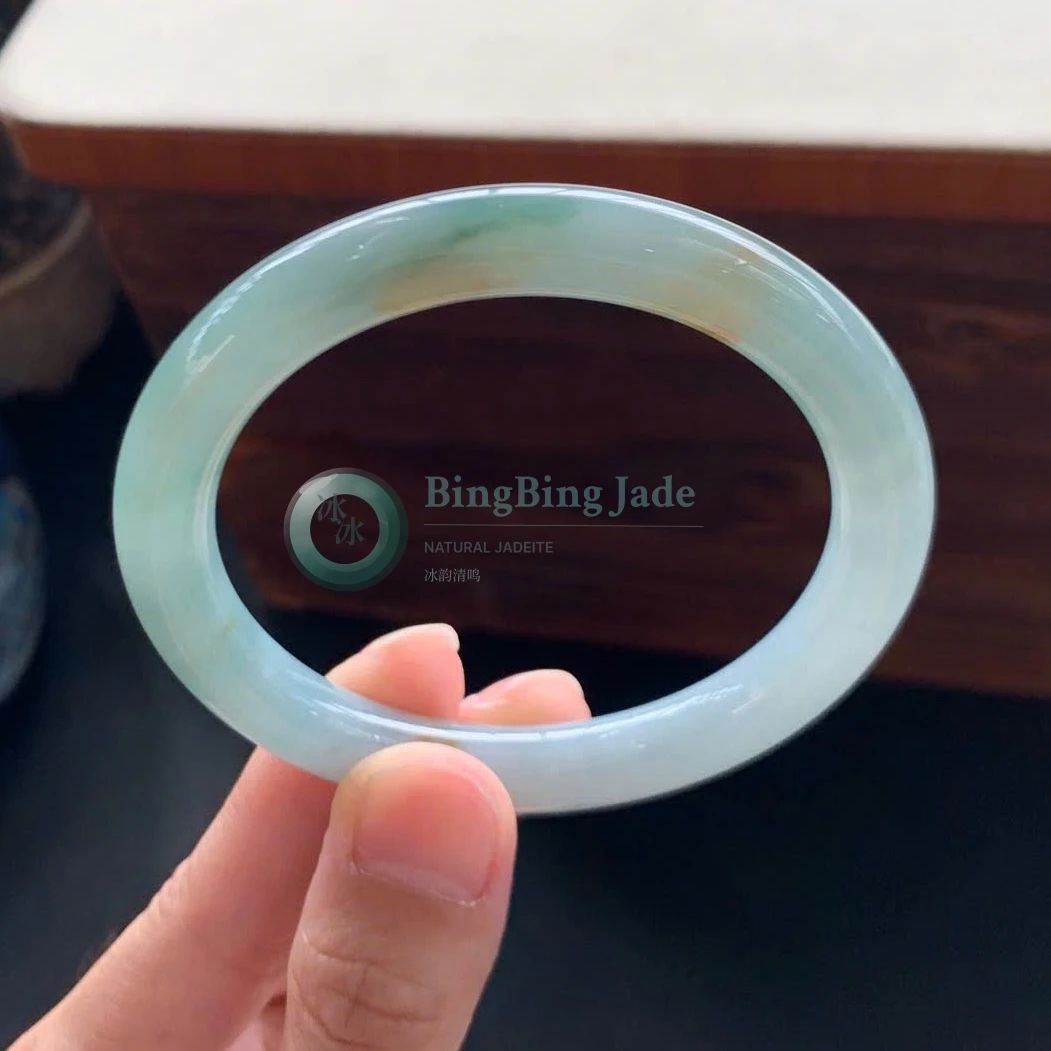 Lakeside Celadon with Golden Whisper Bangle 55mm