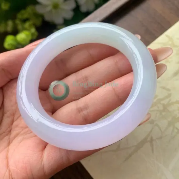 Lavender Mist Icy Glutinous Jelly Bangle 52.8mm
