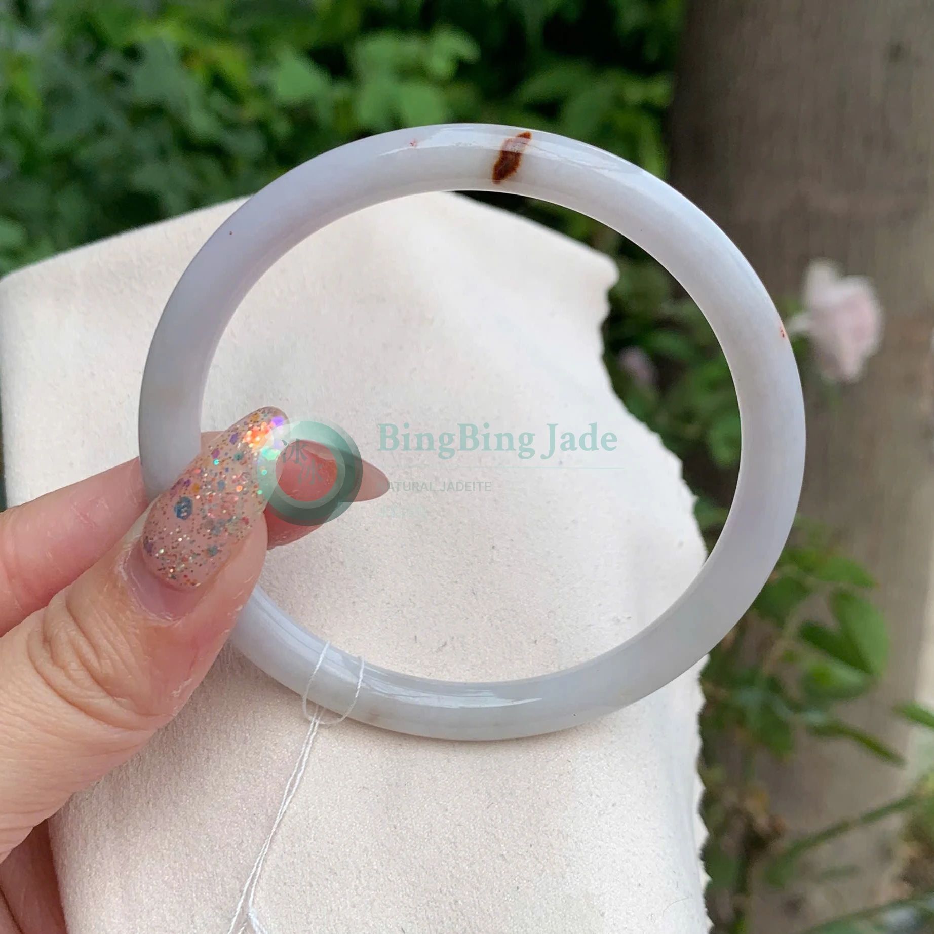 Soft Lavender Mist with Honey Accent Bangle 58.6mm