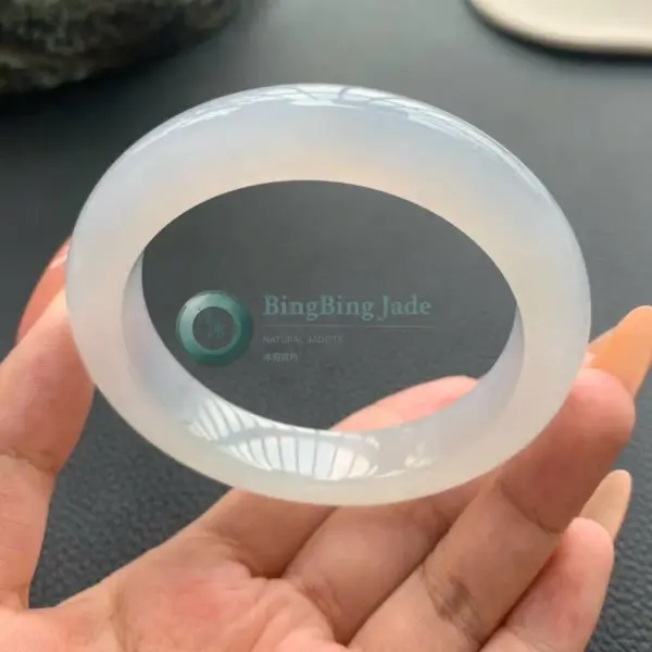 Icy Milkglass Luminescence Bangle 56.6mm