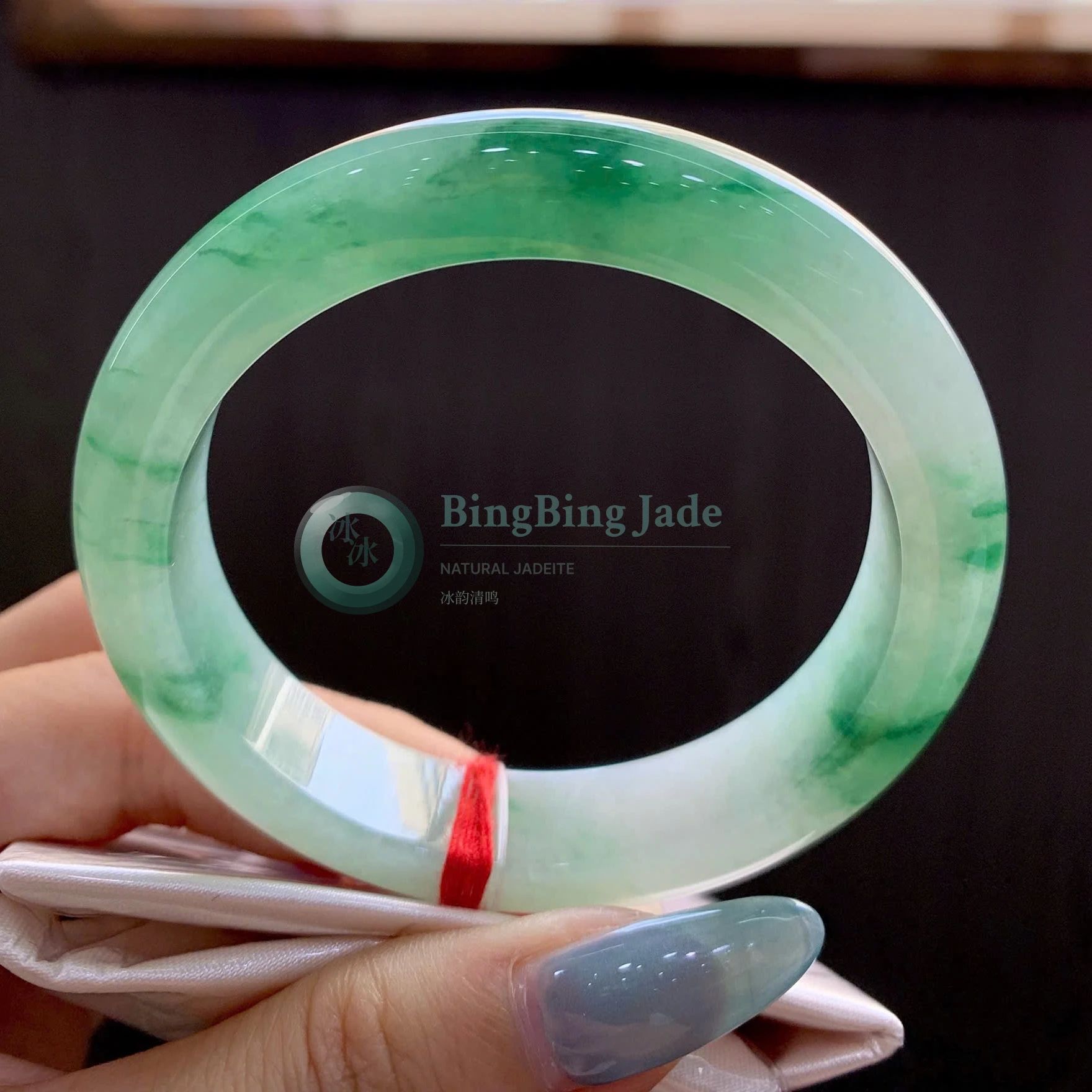 Spring Waters with Emerald Drifts Bangle 52mm