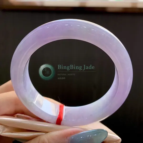 Lavender Mist Round-Bar Bangle 52mm