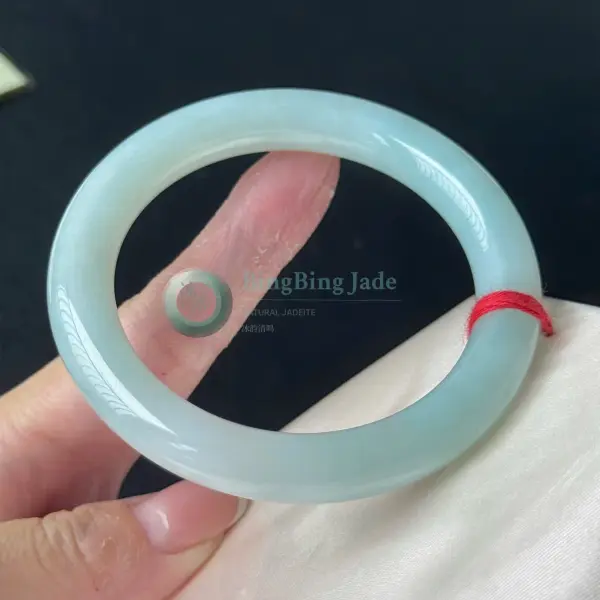 Aged Jelly Glow — Round Bar Bangle 54.8mm