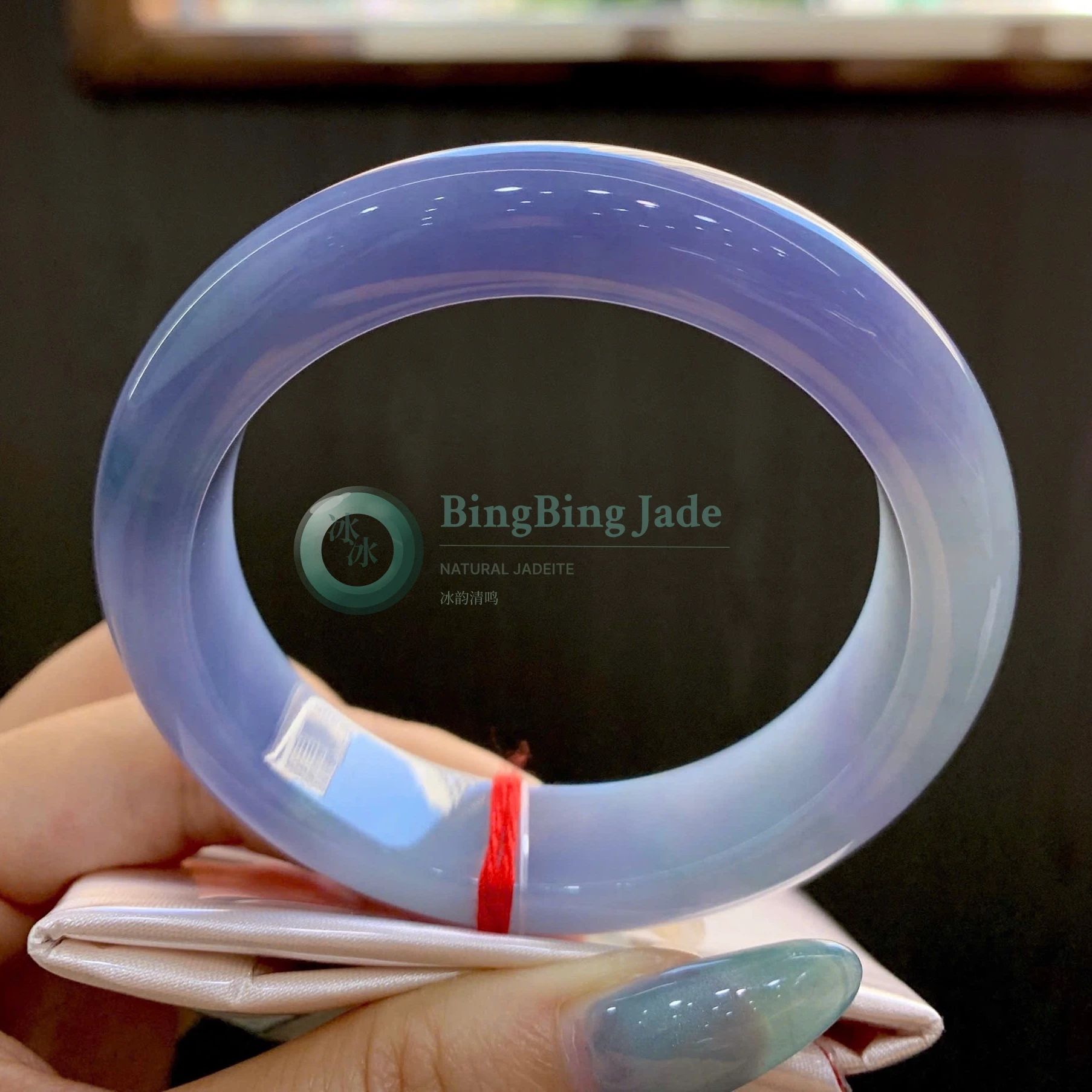 Lavender Jelly Glow Bangle 53mm