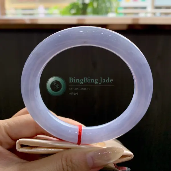 Lavender Jelly Glow Round Bangle 58mm