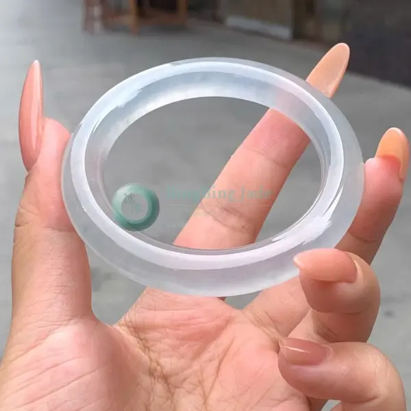 Pure Icy High Icy Jelly Translucent Bangle 52.5mm
