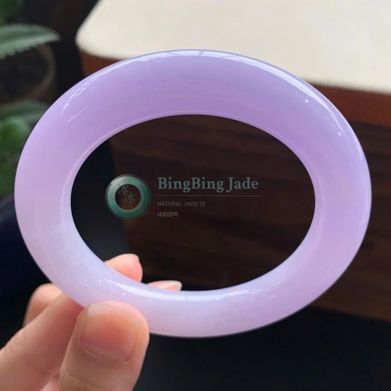Lilac Daydream — Full Lavender Jelly Bangle 56mm