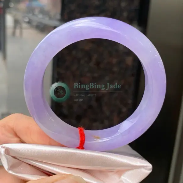 Lavender Jelly Glow Round Bangle 52mm