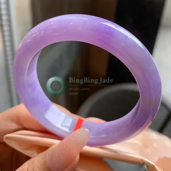 Violet Bloom Full-Round Lavender Bangle 55mm