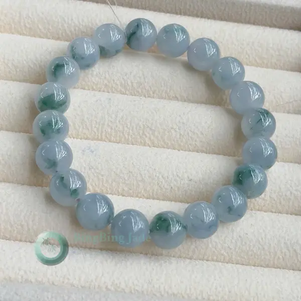 Monet Floating Emerald Jadeite Bracelet 10mm