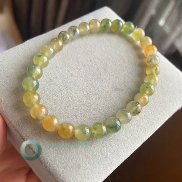 Icy Citrus Garden Bead Bracelet 3.5mm