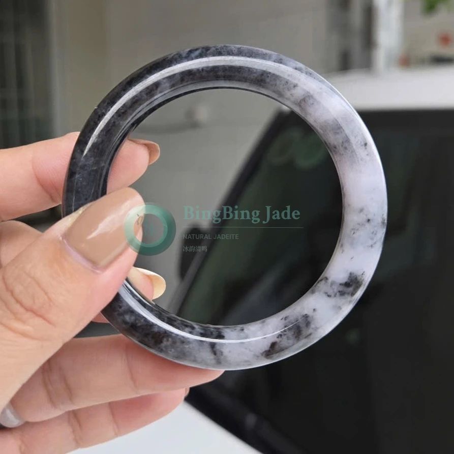 Ink Wash Landscape Round Bangle 54mm