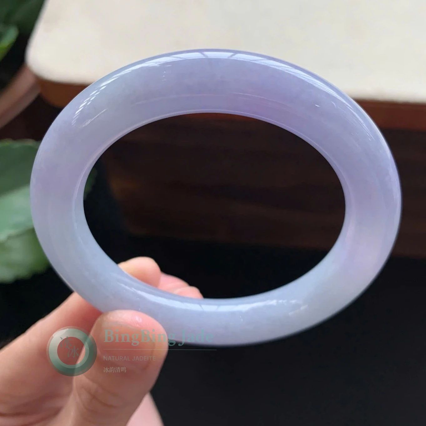 Lavender Jelly Bangle 56mm — Full Bloom Violet